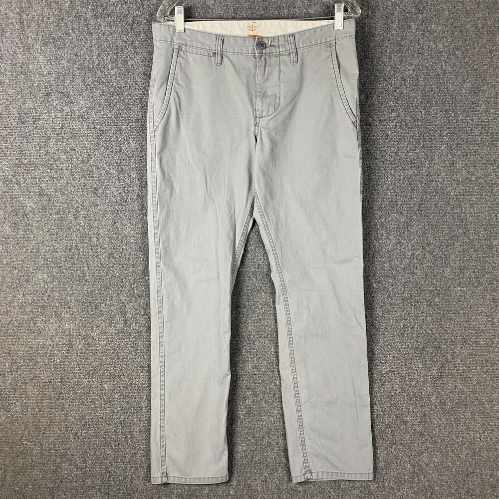 Dockers Pants Men's 32x30 Chino Gray 100% Cotton Adults‎ Casual